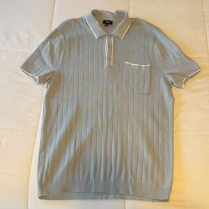 Express Sky Blue Polo Shirt